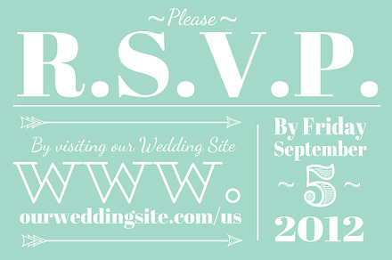 Wedding RSVP (Web or Mail)