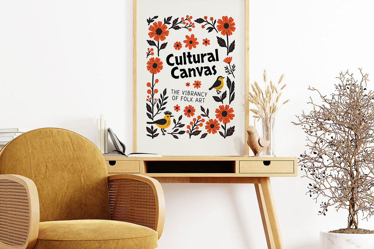 Modern Folk | Wall Art Creator, an Object Graphic by Leleka.Store (Photo 12 of 20)