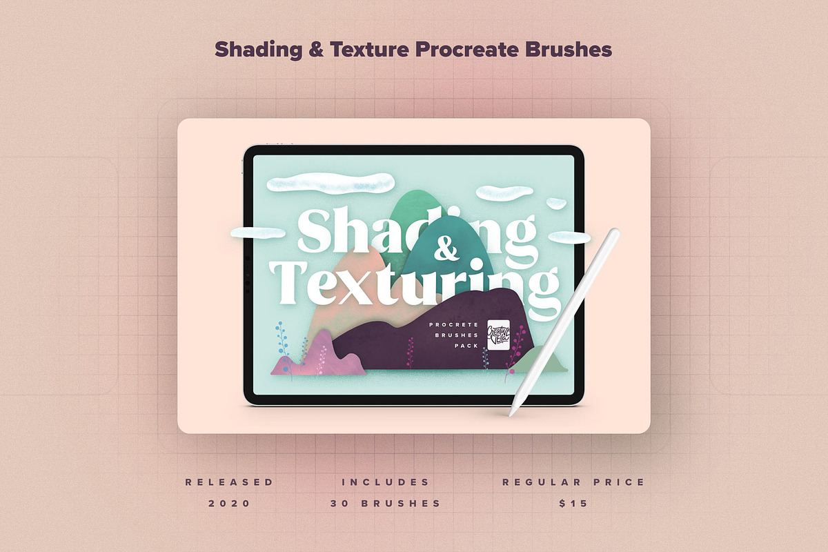 The Compete Procreate Brushes Bundle, a Brush Add-On by Creative Veila