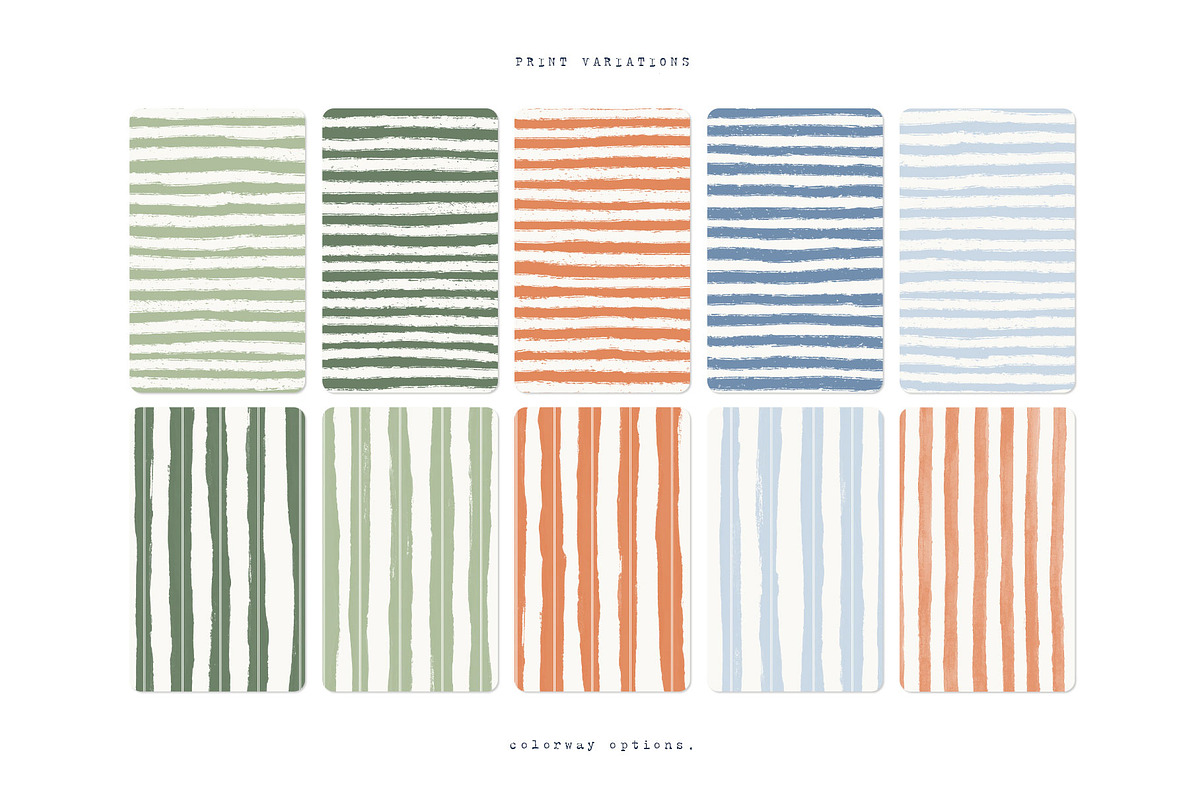 Sgraffito Organic Stripe Collection, a Pattern Graphic by TSTUDIO (Photo 8 of 9)
