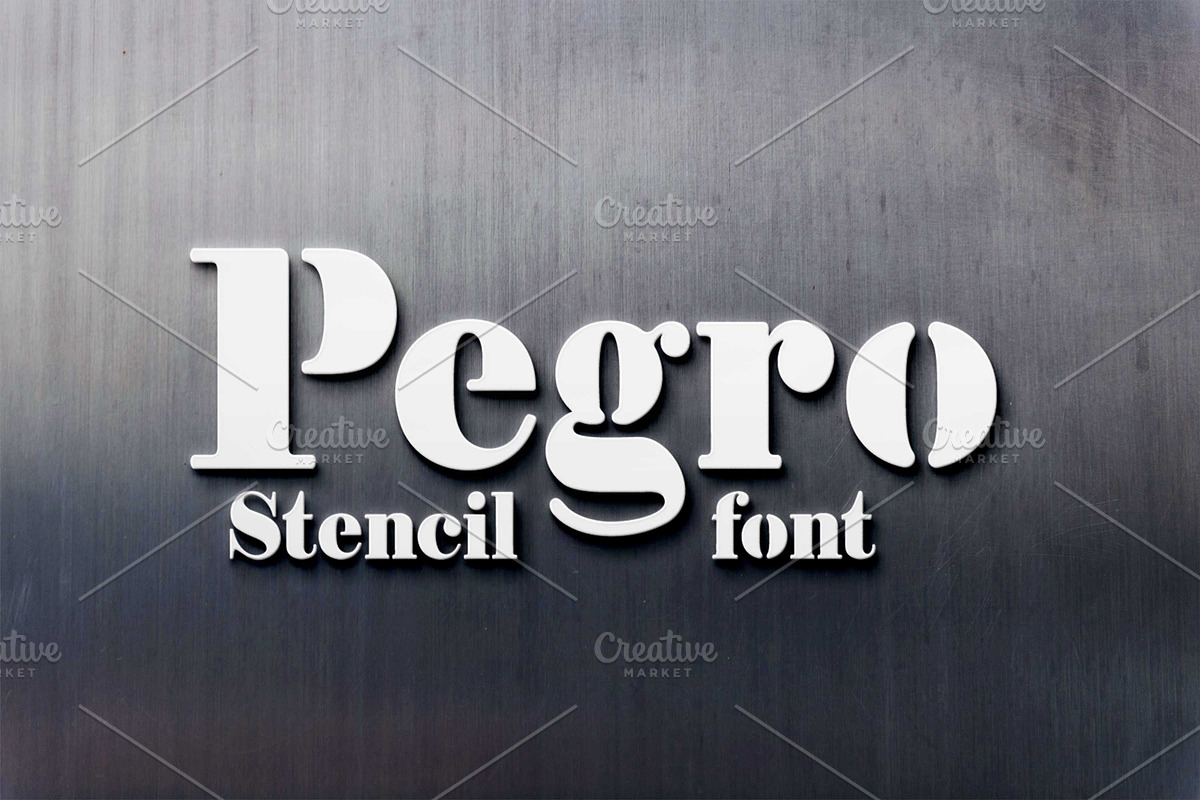 Pegro Stencil preview 8