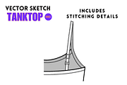 Cropped Top Vector Sketch, an Apparel Mockup by Doroty Dafne Designs (Thumbnail 4 of 7)