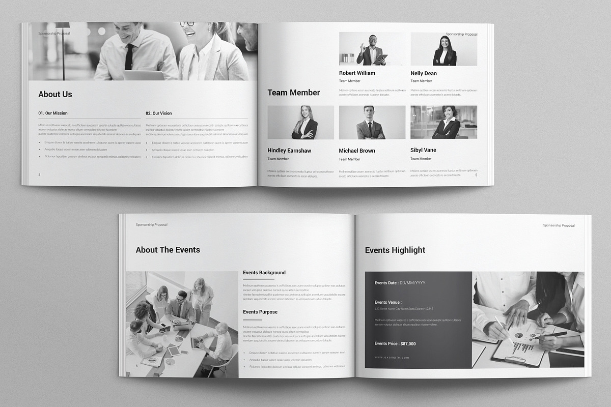 Sponsorship Proposal Landscape, a Brochure Template by E-Type (Photo 3 of 7)