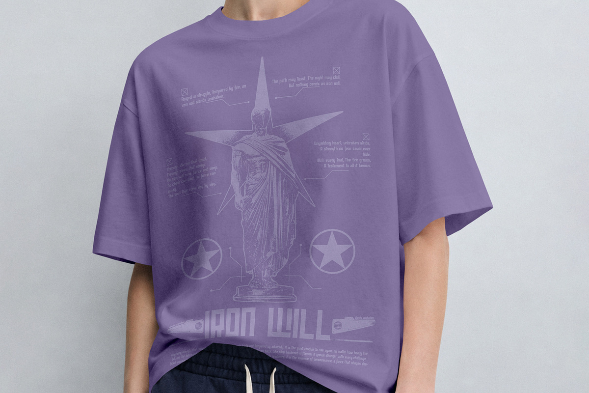 T-Shirt Mockup PSD - Female Model, a Shirt Mockup by Rymden_Fl (Photo 5 of 6)