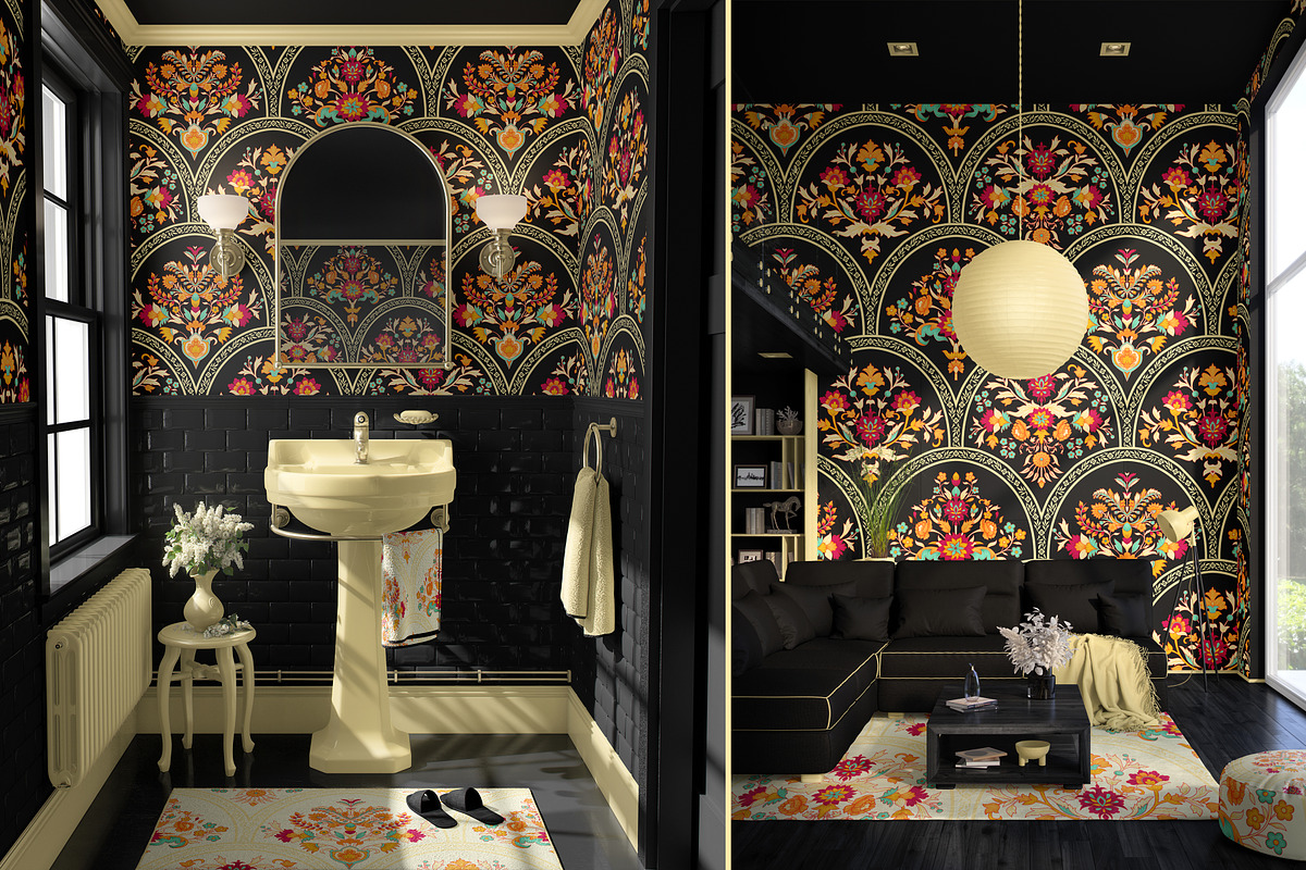 MUGHAL Blossom Arches Pattern, a Pattern Graphic by Fabrivo (Photo 11 of 11)