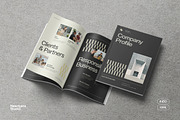Black Beige Company Profile, a Brochure Template by Neermana (Thumbnail 1 of 11)