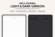 Digital Daily Journal For Goodnotes, a Presentation Template by EchoDivision (Thumbnail 3 of 6)