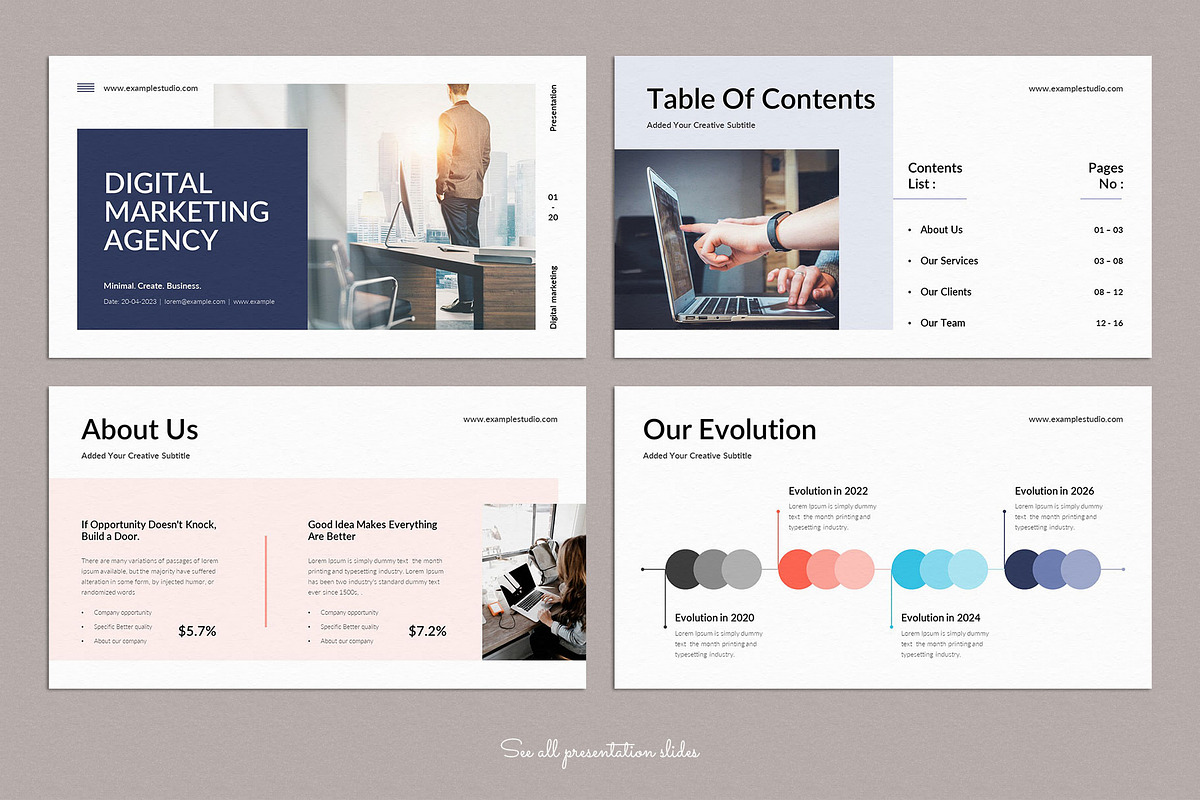 Digital Marketing Agency Template, a Presentation Template by ...