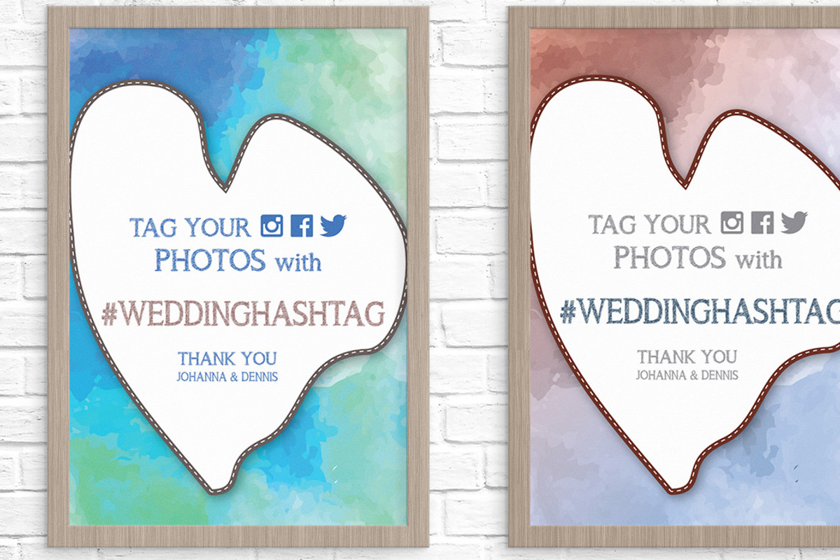 Wedding Watercolor Invitation 6 Var, an Invitation Template by Elegrad Design Agency (Photo 4 of 12)