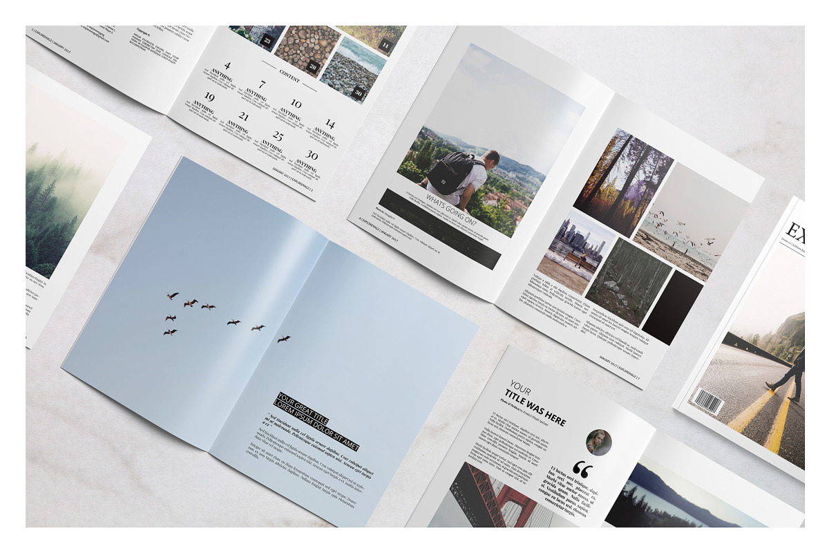 Exploremagz Magazine, a Magazine Template by Loc Tropis (Photo 4 of 9)