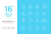 Basic Interface Icons #1, a Solid Icon by filborg (Thumbnail 1 of 2)