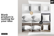 The Pillow Cover Mock-ups Set, a Household Mockup by Mocca Mockups Store (Thumbnail 3 of 14)