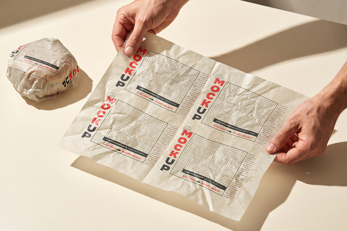 Burger Branding Mockups Collection, an Advertising Mockup by Luuqas Design (Photo 2 of 4)