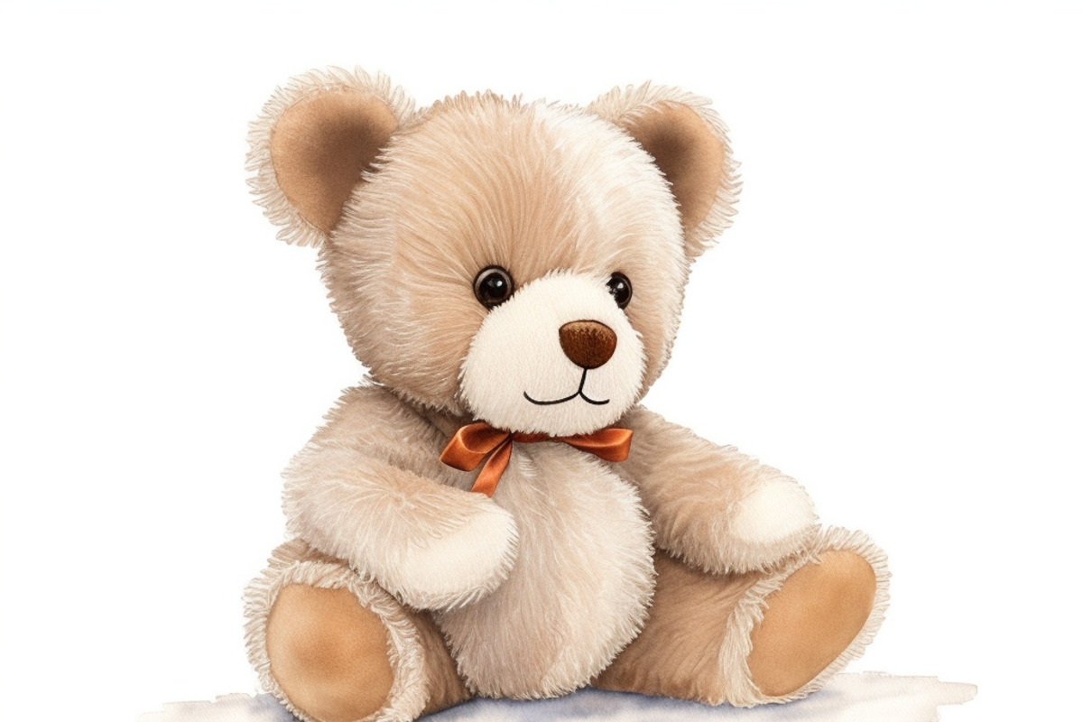 12 Watercolor teddy bear clipart, an Animal Illustration by ZaaxPrintables (Photo 10 of 13)