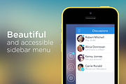 Messaging Application iOS7 Ready, an App Template by The Major (Thumbnail 4 of 5)