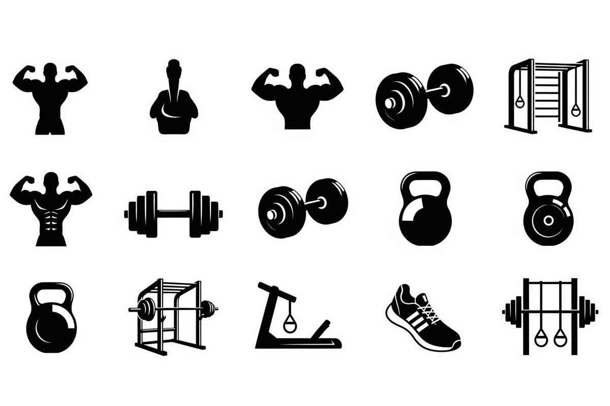 Ultimate Fitness Gym Vector Bundle, an Illustration by Creativeshirt (Photo 39 of 51)