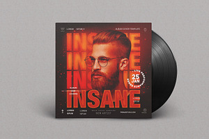 Insane Album Cover Template