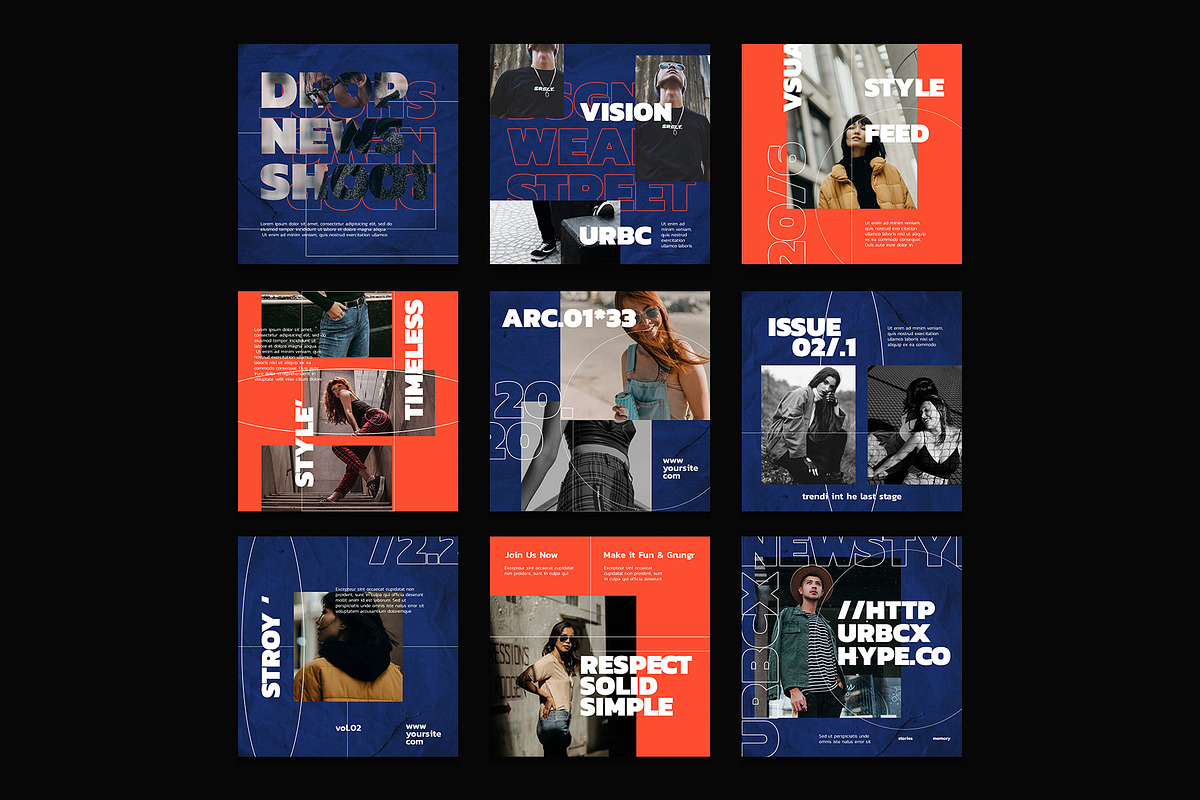 Bundle Streetwear Instagram Template, a Social Media Template by Azruca (Photo 6 of 26)