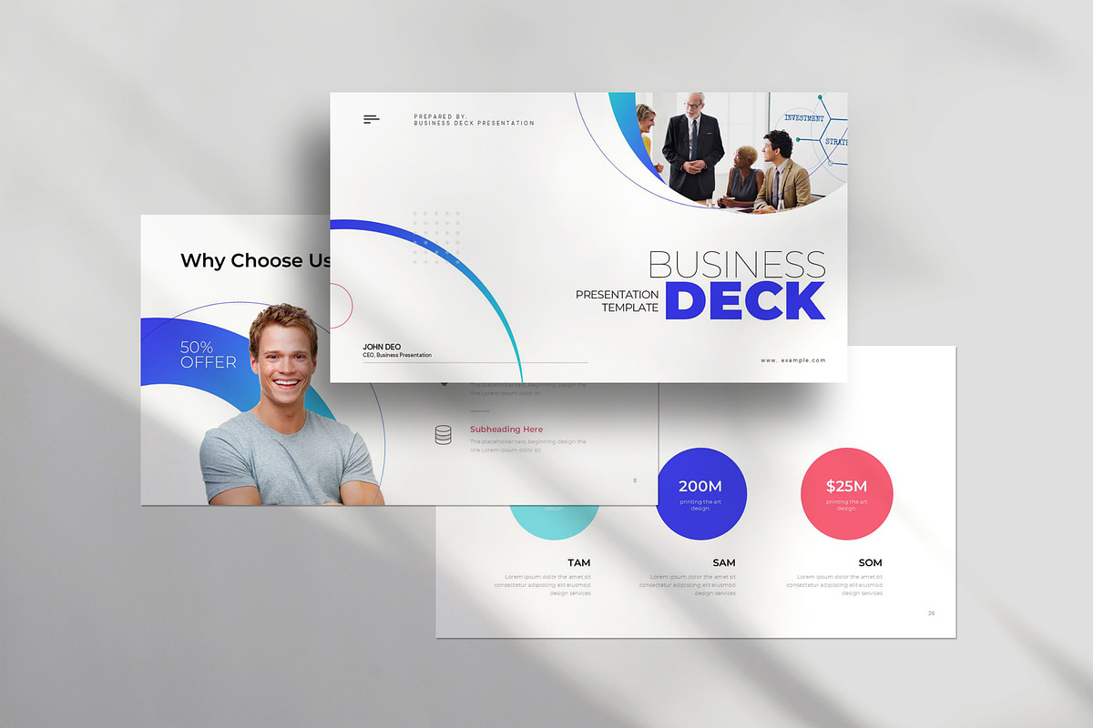 Business Deck Presentation Template preview 3