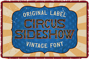 Circus Sideshow, a Font by VozzyStock (Thumbnail 1 of 7)