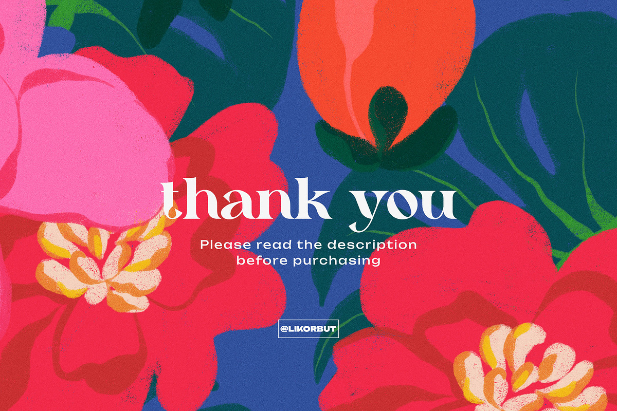 Bold Bloom Abstract Flower Pattern, a Pattern Graphic by likorbut (Photo 12 of 12)