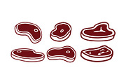 Meat Beef Icon Set, a Food Illustration by Atlantis X Nurman Arbai (Thumbnail 2 of 3)