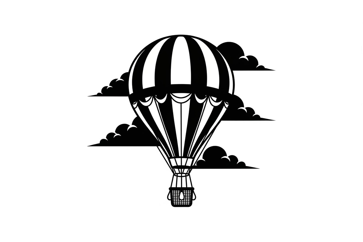 Hot Air Balloon Sky Bundle, an Illustration by yasushie (Photo 22 of 31)