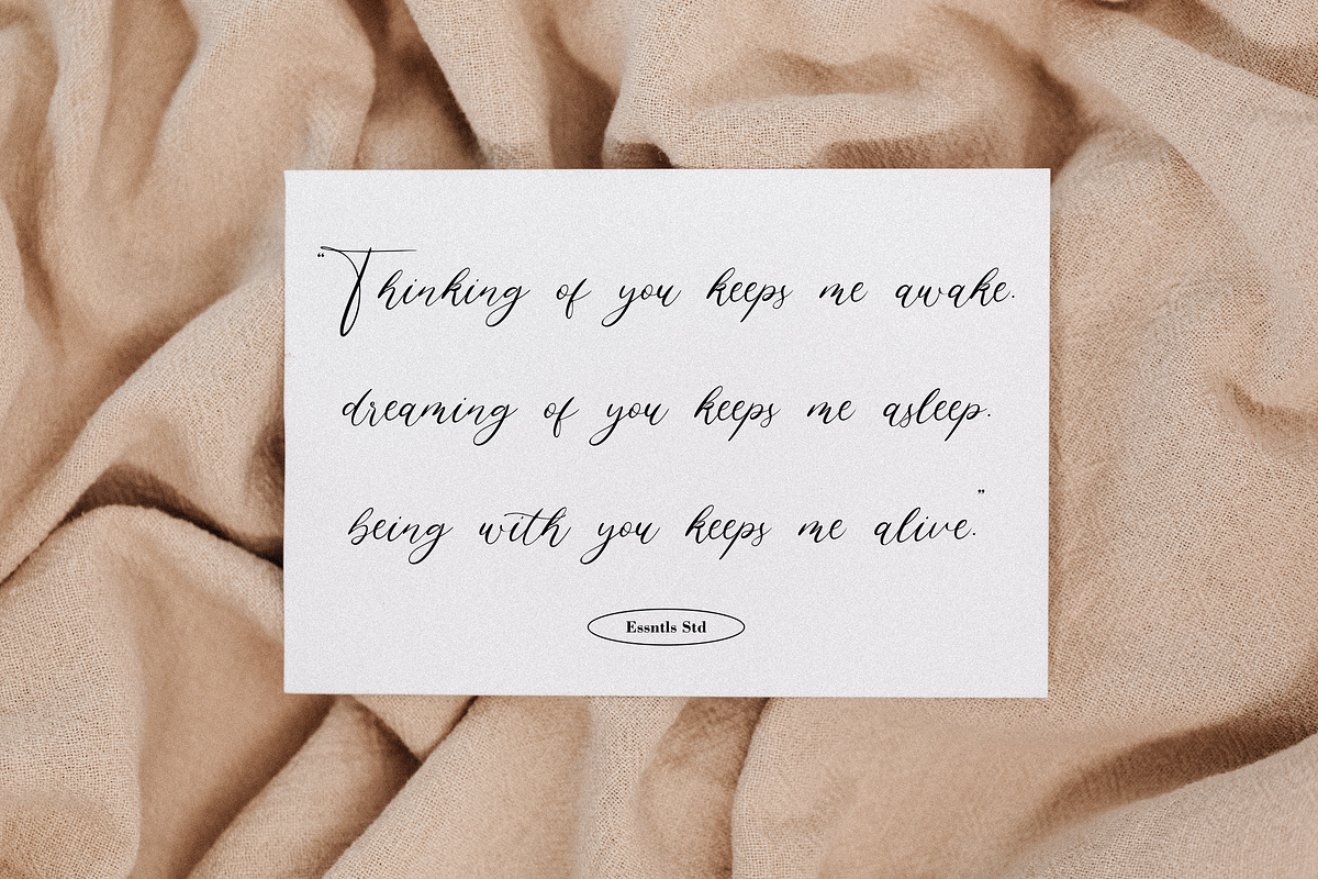 Firataline, a Script Font by Essentials Studio (Photo 6 of 8)