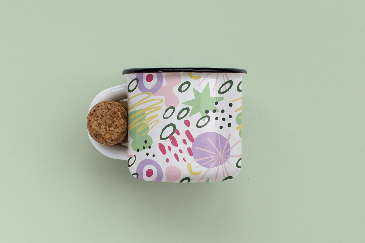 Abstract shapes seamless patterns, a Pattern Graphic by Good Studio (Photo 5 of 8)