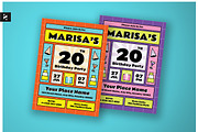Creative Birthday Party Invitation, a Card Template by Neermana (Thumbnail 1 of 4)