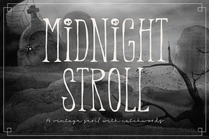 Midnight Stroll Font