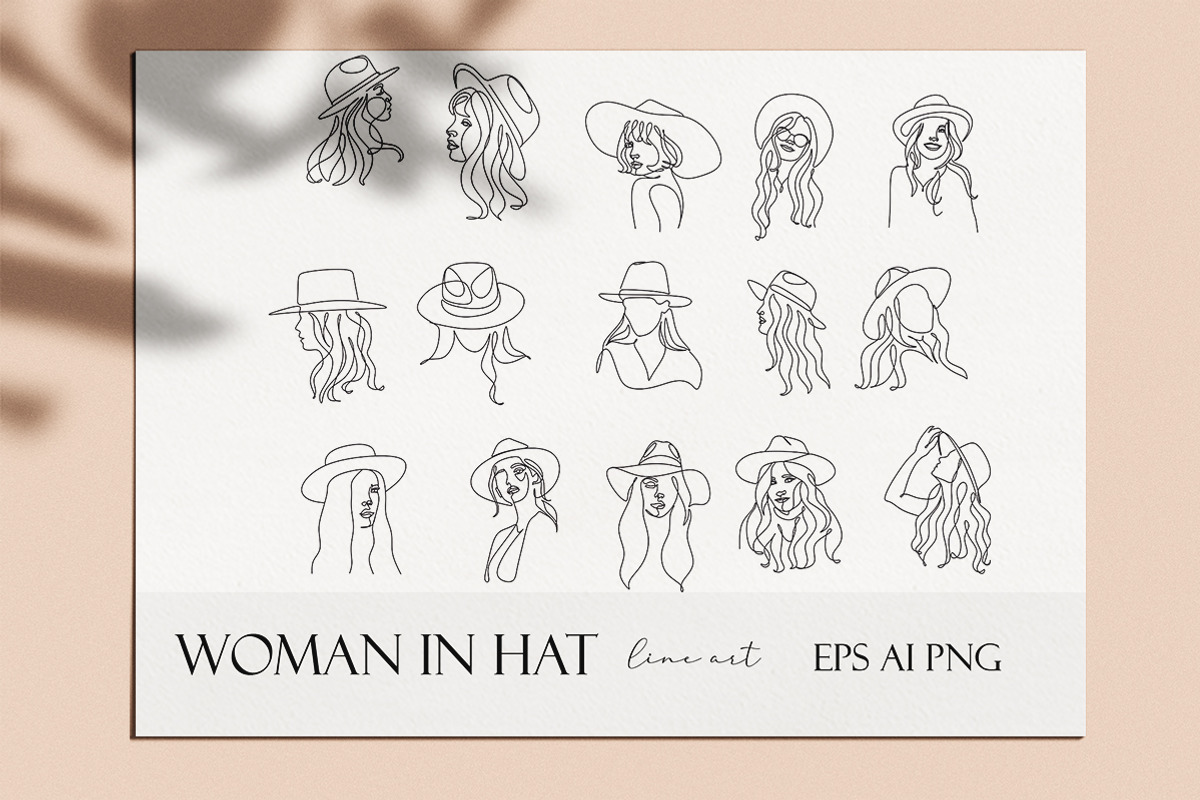 One Line Art Woman Boho, a Person Illustration by velychko.ua (Photo 6 of 8)