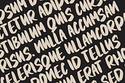Gelisah - Handbrush Font, a Font by skiiller studio (Thumbnail 4 of 8)