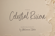 Celestial Riviera Handwriting Font, a Handwritten Font by Letterhanna Studio (Thumbnail 1 of 10)