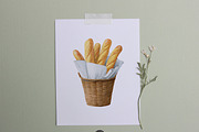French Cafe Clipart - Cafe de Paris, a Decorative Illustration by PaintPixelCo (Thumbnail 14 of 14)