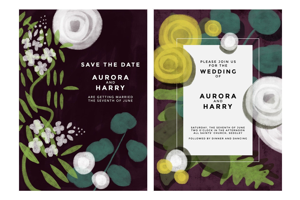 Dark Romance Floral Set, a Texture Illustration by Marmalade Moon (Photo 3 of 10)