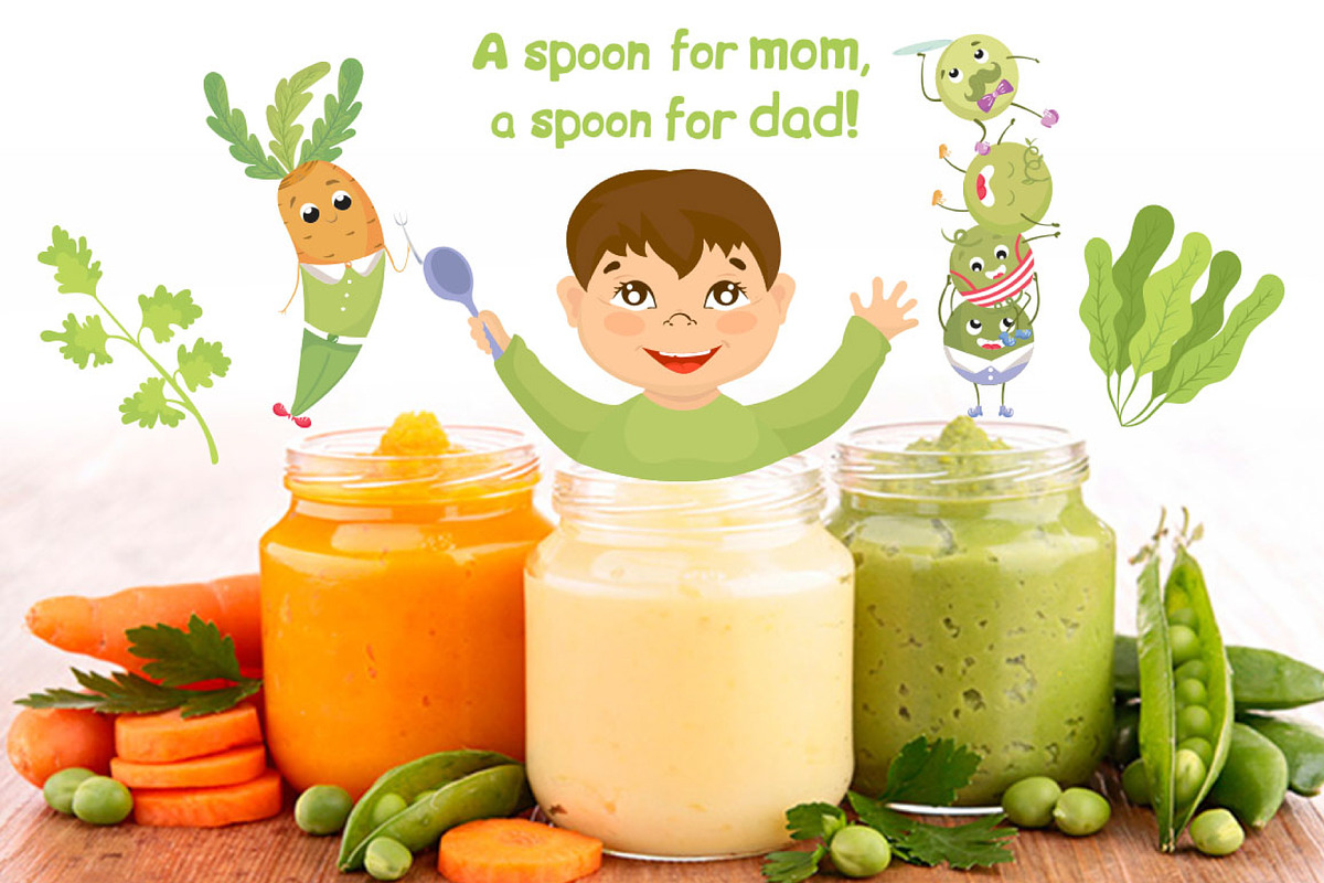 Funny vegetables, a Food Illustration by TashaDraw (Photo 5 of 10)