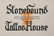 Rexstorm | Blackletter Typeface, a Blackletter Font by Denustudios (Thumbnail 8 of 12)