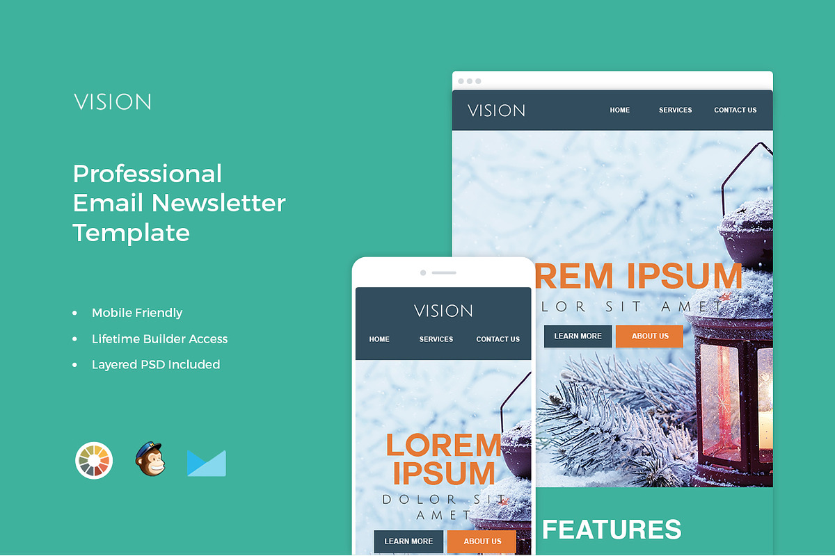 14 Email Newsletter Templates Bundle, an Email Template by ZippyPixels (Photo 2 of 15)