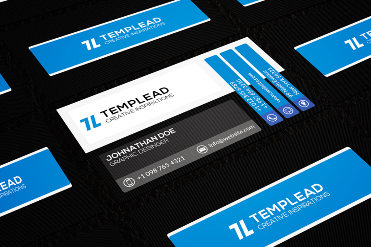 Corporate Business Card CM050, a Business Card Template by annozio (Photo 4 of 4)