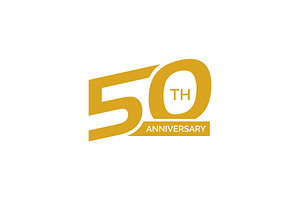 50th anniversary logo, a Branding & Logo Template by mesuka
