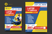 Computer Repair, a Flyer Template by Saphari (Thumbnail 2 of 3)