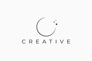 Creative Logo Dream Star Eclipse, a Branding & Logo Template by Signatoro