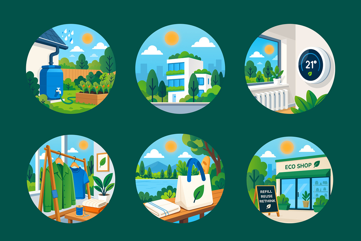 50 Sustainability Illustrations, an Education Illustration by Vectors Market (Photo 8 of 9)