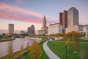 Downtown columbus ohio usa containing ohio, columbus, and downtown, an Architecture Photo by f11photo