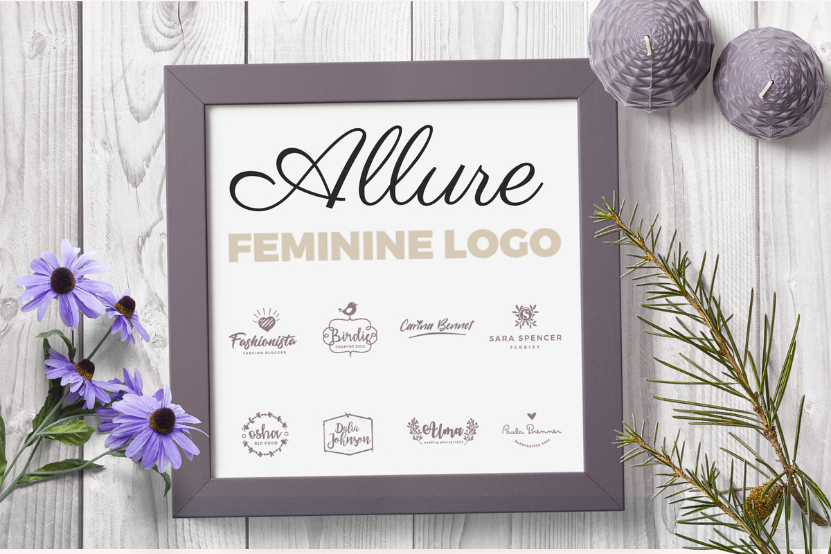 Allure Feminine logo pack, a Branding & Logo Template by Nues Design (Photo 17 of 17)