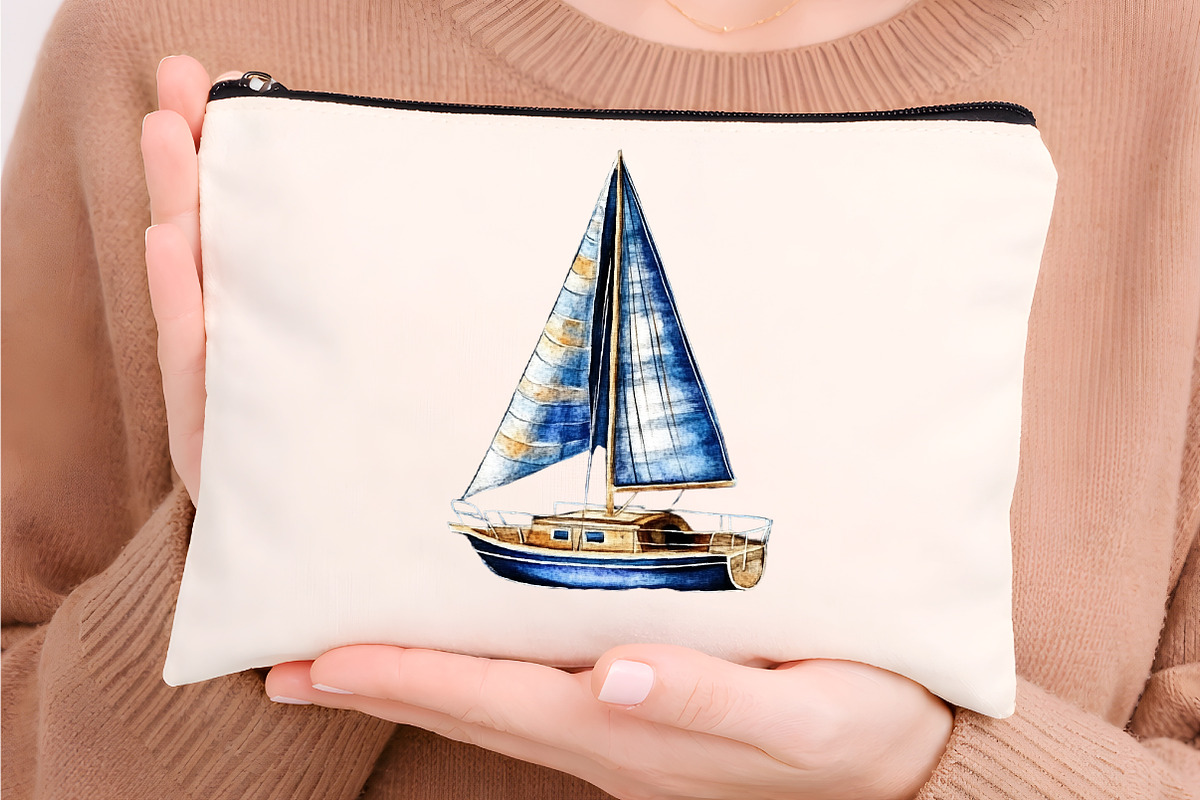 watercolor nautical clipart, an Illustration by GatewayDesign (Photo 6 of 9)
