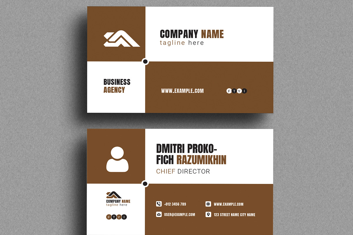 Creative Business Card, a Business Card Template by MightyDesign (Photo 3 of 6)