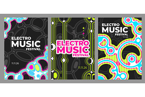 Abstract music poster, colorful, an Illustration by art PVP - market