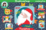 Christmas tags, an Illustration by Cute Little Workshop (Thumbnail 2 of 3)